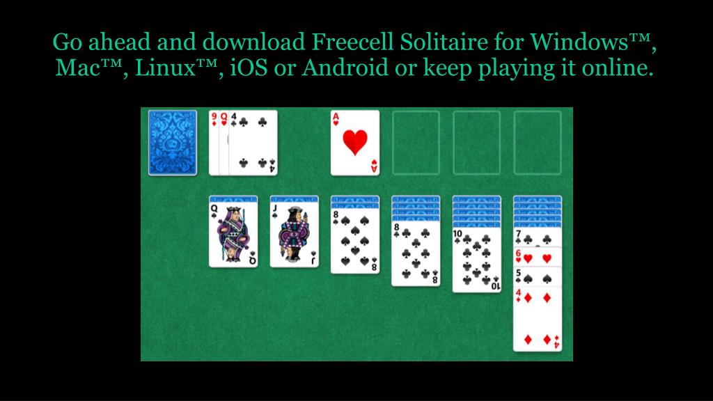 Free freecell online for mac
